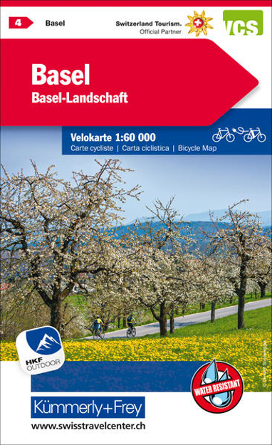 Bild zu Basel, Basel-Landschaft Velokarte Nr. 4. 1:60'000 von Hallwag Kümmerly+Frey AG