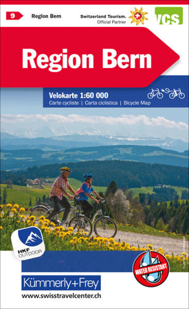 Bild zu Region Bern, Nr. 09 Velokarte 1:60 000. 1:60'000 von Hallwag Kümmerly+Frey AG (Hrsg.)