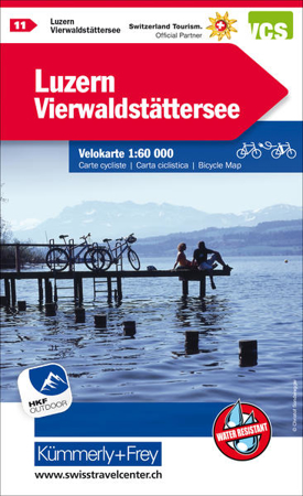 Bild zu Luzern Vierwaldstättersee Nr. 11 Velokarte 1:60 000. 1:60'000 von Hallwag Kümmerly+Frey AG (Hrsg.)