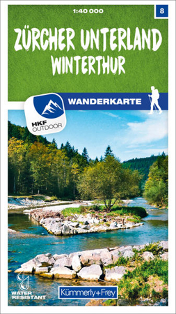 Bild zu Zürcher Unterland - Winterthur Nr. 08 Wanderkarte 1:40 000. 1:40'000 von Hallwag Kümmerly+Frey AG (Hrsg.)