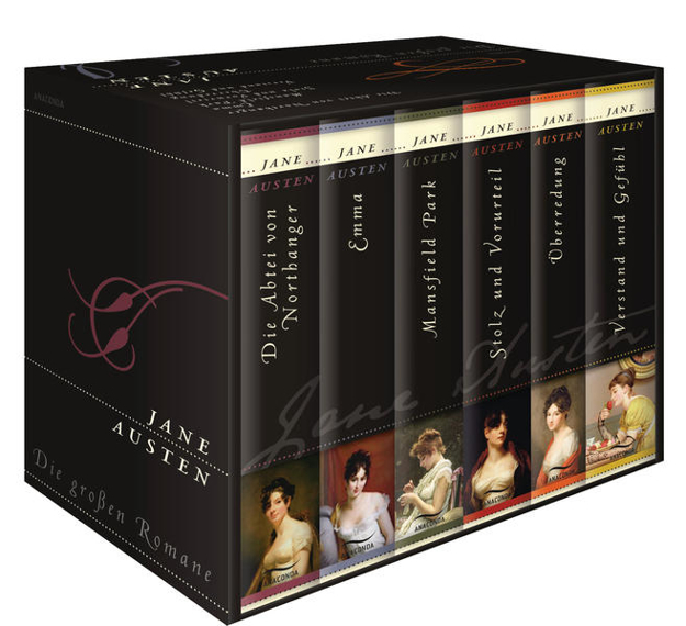 Bild zu Jane Austen, Die großen Romane (Die Abteil von Northanger - Emma - Mansfield Park - Stolz und Vorurteil - Überredung - Verstand und Gefühl) (6 Bände im Schuber) von Austen, Jane