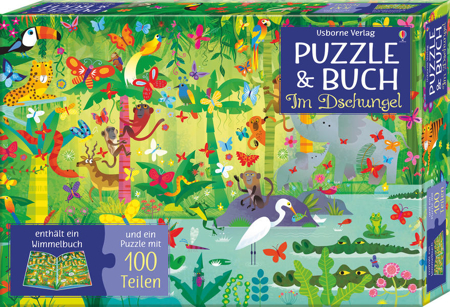 Bild zu Puzzle & Buch: Im Dschungel von Robson, Kirsteen 