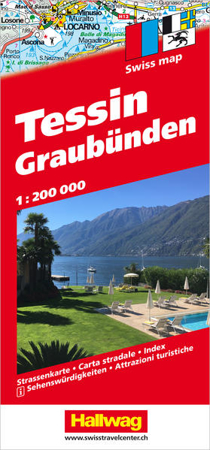 Bild zu Tessin und Graubünden Strassenkarte 1:200 000. 1:200'000 von Hallwag Kümmerly+Frey AG (Hrsg.)