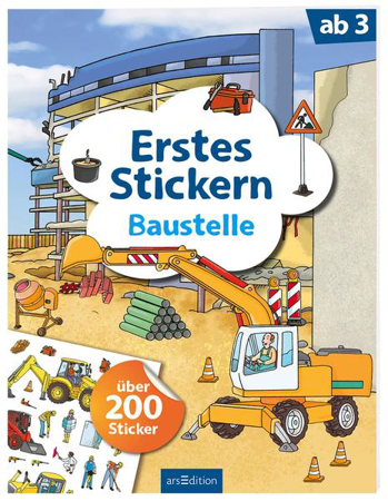 Bild zu Erstes Stickern - Baustelle von Coenen, Sebastian (Illustr.)