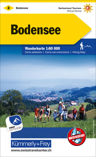 Bild zu Bodensee-Thurgau Nr. 02 Wanderkarte 1:60 000. 1:60'000 von Hallwag Kümmerly+Frey AG (Hrsg.)