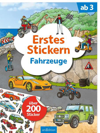 Bild zu Erstes Stickern - Fahrzeuge von Coenen, Sebastian (Illustr.)