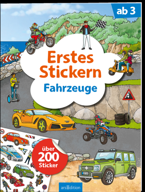 Bild zu Erstes Stickern - Fahrzeuge von Coenen, Sebastian (Illustr.)