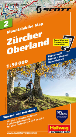 Bild zu Zürcher Oberland Nr. 02 Mountainbike-Karte 1:50 000. 1:50'000 von Hallwag Kümmerly+Frey AG (Hrsg.)
