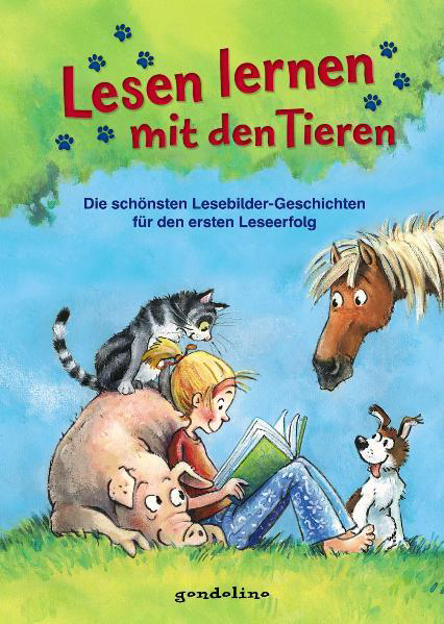 Bild zu Lesen lernen mit den Tieren von gondolino Lesenlernen (Hrsg.)