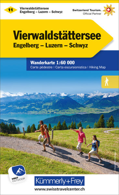 Bild zu Vierwaldstättersee Engelberg - Luzern - Schwyz Nr. 11 Wanderkarte 1:60 000. 1:60'000 von Hallwag Kümmerly+Frey AG (Hrsg.)