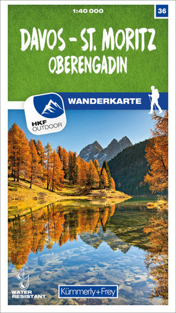 Bild zu Davos - St. Moritz - Oberengadin Nr. 36 Wanderkarte 1:40 000. 1:40'000 von Hallwag Kümmerly+Frey AG (Hrsg.)