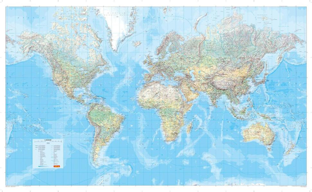 Bild zu MARCO POLO Die Große Weltkarte (physisch) 1:30 Mio. 1:30'000'000