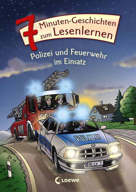 Bild zu Leselöwen - Das Original - 7-Minuten-Geschichten zum Lesenlernen - Polizei und Feuerwehr im Einsatz