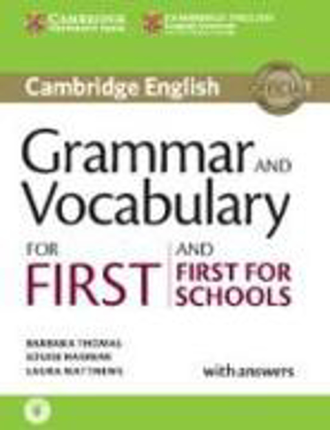 Bild zu Grammar and Vocabulary for First and First for Schools Book with Answers von Thomas, Barbara 