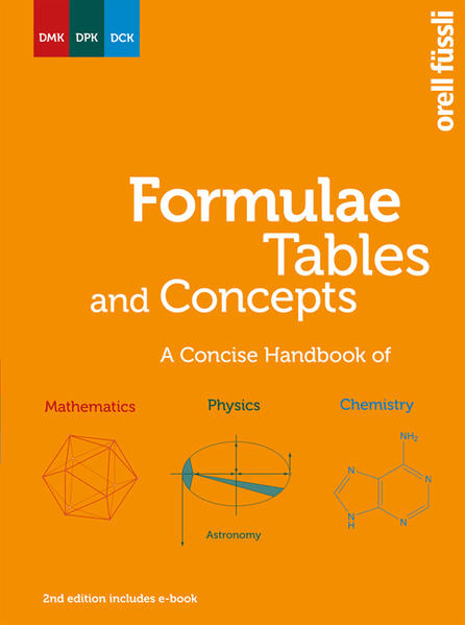 Bild zu Formulae Tables and Concepts includes e-book von DMK Deutschschweizerische Mathematikkommission Herr René Kaeslin (Hrsg.) 