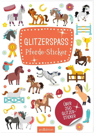 Bild zu Glitzerspaß - Pferde-Sticker