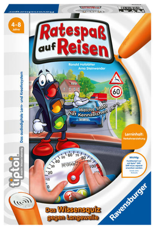 Bild zu Ravensburger tiptoi 000525 Ratespaß auf Reisen, Spiel für 1-3 Kinder ab 4 Jahren, Praktisch für Unterwegs - Sachwissen zu den Themen Straßenverkehr und Verkehrssicherheit
