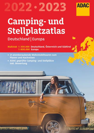 Bild zu ADAC Camping- und StellplatzAtlas Deutschland/Europa 2022/2023. 1:200'000