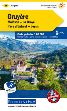 Bild zu Gruyère Moléson-La Broye-Pays d'Enhaut-Leysin Wanderkarte Nr. 16. 1:60'000 von Hallwag Kümmerly+Frey AG (Hrsg.)