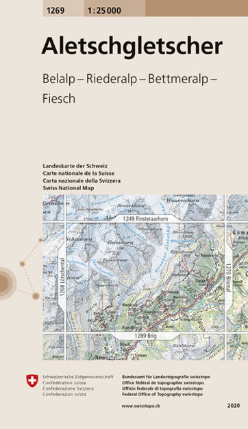 Bild zu Aletschgletscher. 1:25'000