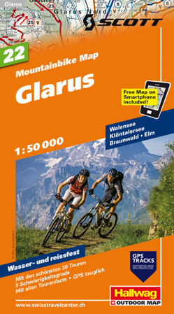 Bild zu Glarus Nr. 22 Mountainbike-Karte 1:50 000. 1:50'000 von Hallwag Kümmerly+Frey AG (Hrsg.)
