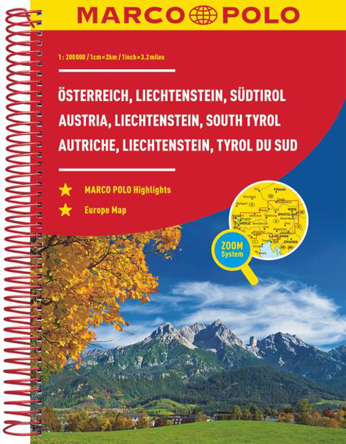 Bild zu MARCO POLO Reiseatlas Österreich, Liechtenstein, Südtirol 1:200.000. 1:200'000