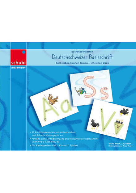 Bild zu Buchstabenkarten: Deutschschweizer Basisschrift von Bruno Mock 
