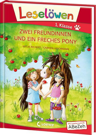 Bild zu Leselöwen 1. Klasse - Zwei Freundinnen und ein freches Pony (Großbuchstabenausgabe) von Richert, Katja 