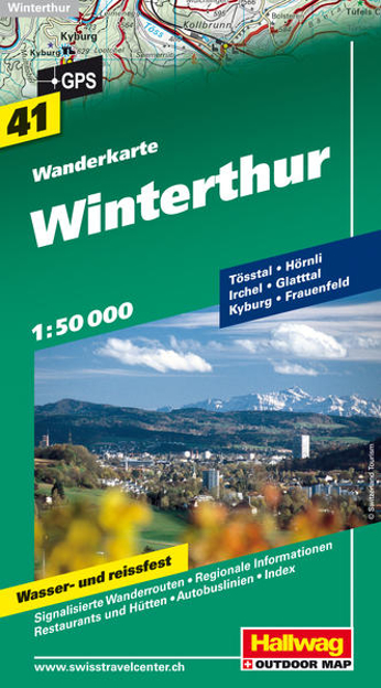 Bild zu Winterthur Wanderkarte Nr. 41, 1:50 000. 1:50'000 von Hallwag Kümmerly+Frey AG (Hrsg.)