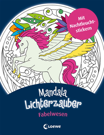 Bild zu Mandala-Lichterzauber - Fabelwesen von Loewe Kreativ (Hrsg.) 