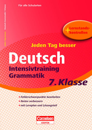 Bild zu Jeden Tag besser - Deutsch Intensivtraining Grammatik 7. Klasse von Timberlake, Michaela 