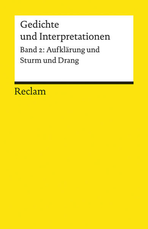 Bild zu Gedichte und Interpretationen / Aufklärung und Sturm und Drang von Richter, Karl (Hrsg.)