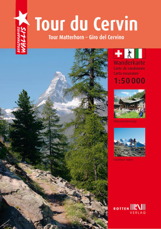 Bild zu Tourenkarte Matterhorn (Tour du Cervin). 1:50'000
