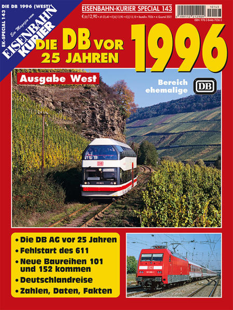 Bild zu Die DB vor 25 Jahren - 1996 Ausgabe West