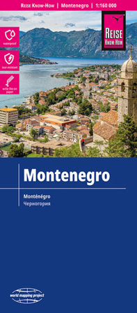 Bild zu Reise Know-How Landkarte Montenegro (1:160.000). 1:160'000