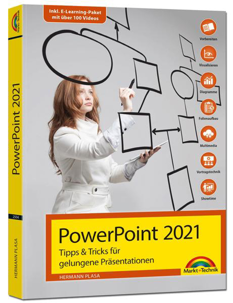 Bild zu PowerPoint 2021 Tipps und Tricks für gelungene Präsentationen und Vorträge. Komplett in Farbe von Plasa, Hermann