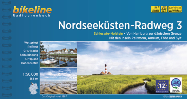 Bild von Nordseeküsten-Radweg. 1:75000 / Nordseeküsten-Radweg 3. 1:50'000 von Esterbauer Verlag (Hrsg.)