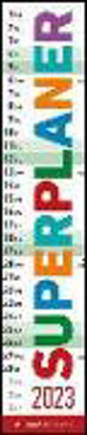 Bild zu Superplaner 2023 - Streifenkalender 17x85 cm - mit Ringbindung - viel Platz für Notizen - Langplaner - Wandkalender - Küchenkalender - Alpha Edition von ALPHA EDITION (Hrsg.)