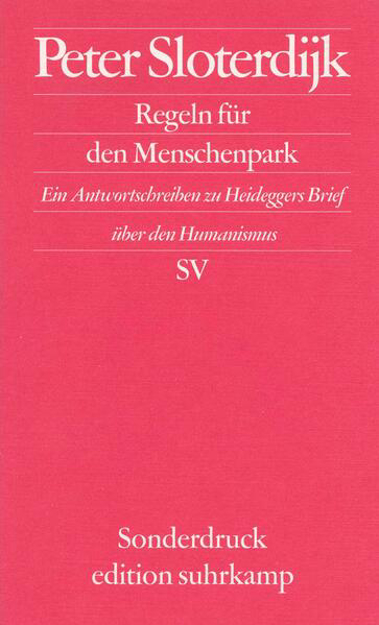 Bild zu Regeln für den Menschenpark von Sloterdijk, Peter
