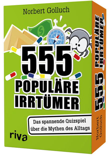 Bild von 555 populäre Irrtümer - Das spannende Quizspiel rund um die Mythen des Alltags von Golluch, Norbert