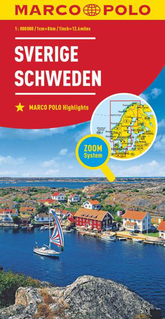 Bild zu MARCO POLO Länderkarte Schweden 1:800.000. 1:800'000