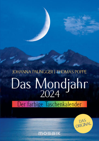 Bild von Das Mondjahr 2024 - Der farbige Taschenkalender von Paungger, Johanna 