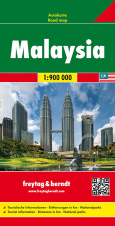 Bild zu Malaysia, Autokarte 1:900.000. 1:900'000 von Freytag-Berndt und Artaria KG (Hrsg.)