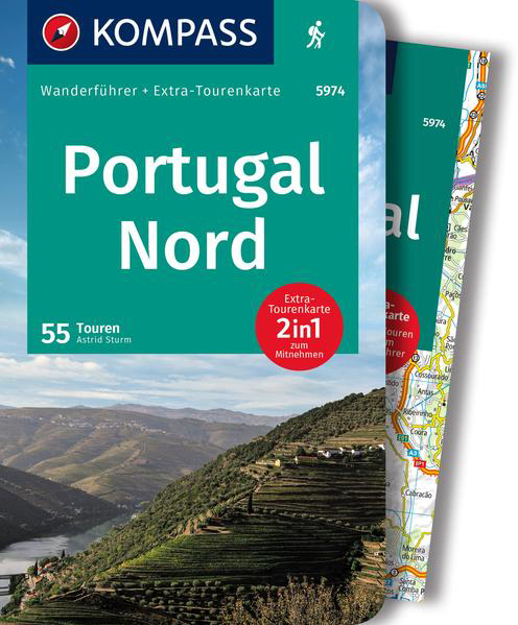 Bild zu KOMPASS Wanderführer Portugal Nord, 55 Touren mit Extra-Tourenkarte von Sturm, Astrid