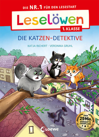 Bild zu Leselöwen 1. Klasse - Die Katzen-Detektive (Großbuchstabenausgabe) von Richert, Katja 