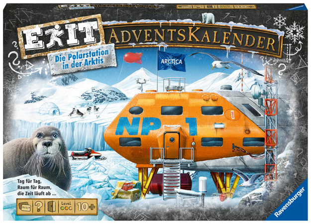 Bild zu EXIT Adventskalender "Die Polarstation in der Arktis" - 25 Rätsel für EXIT-Begeisterte ab 10 Jahren von Schiller, Johannes