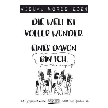 Bild zu Visual Words 2024 von Korsch, Verlag (Hrsg.)
