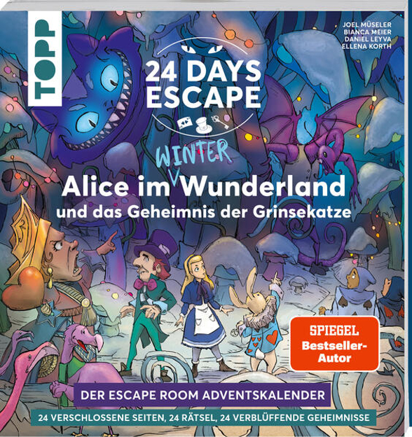 Bild zu 24 DAYS ESCAPE - Der Escape Room Adventskalender: Alice im Wunderland und das Geheimnis der Grinsekatze von Müseler, Joel 