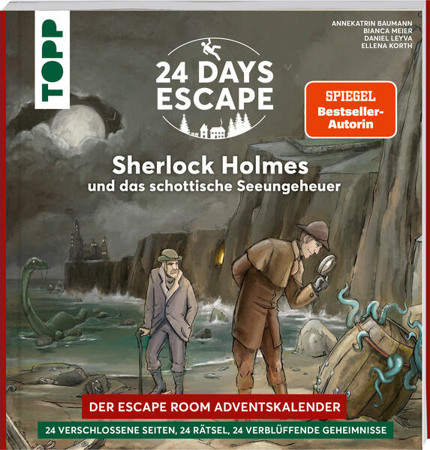 Bild zu 24 DAYS ESCAPE - Der Escape Room Adventskalender: Sherlock Holmes und das schottische Seeungeheuer (SPIEGEL Bestseller-Autorin) von Baumann, Annekatrin 
