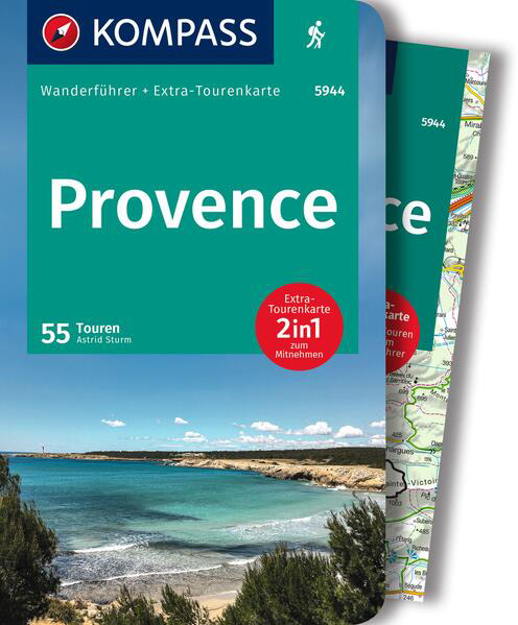 Bild zu KOMPASS Wanderführer Provence, 55 Touren mit Extra-Tourenkarte von Sturm, Astrid